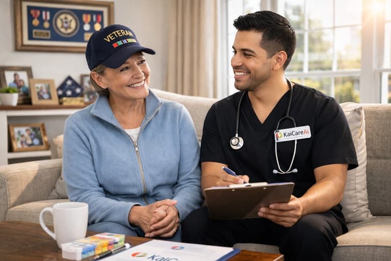 Care manager coordinating a CCM call