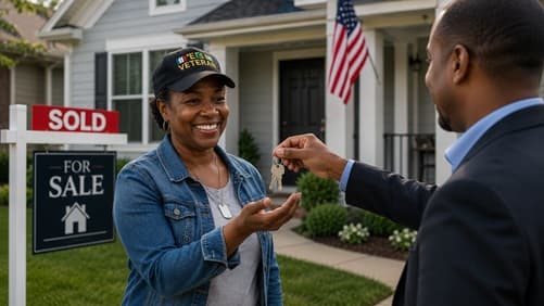 Veteran enjoying a settled life with family