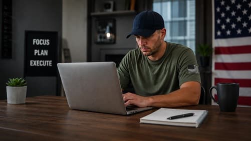 Veteran settling into civilian life